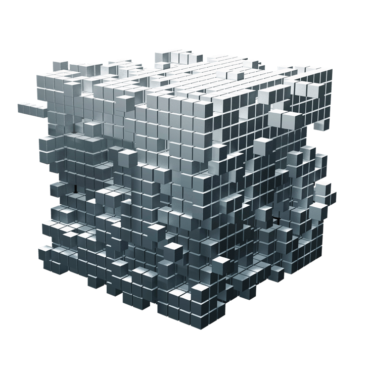 Exatronix Voxel Cube Logo